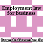  Employment law for business