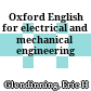  Oxford English for electrical and mechanical engineering