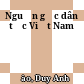 Nguồn gốc dân tộc Việt Nam