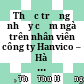 Thực trạng nhạy cảm ngà trên nhân viên công ty Hanvico – Hà Nội = Dentine hypersensitivity pain in people at Havico company – Hanoi, Vietnam