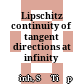 Lipschitz continuity of tangent directions at infinity