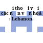 Đối thoại với các nền văn hoá : Lebanon.