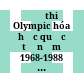 Đề thi Olympic hóa học quốc tế năm 1968-1988 The competition problems from the International Chemistry Olympiads. Volume 1: 1st-20th icho 1968-1988