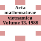 Acta mathematicae vietnamica Volume 13. 1988