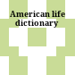 American life dictionary