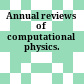 Annual reviews of computational physics.