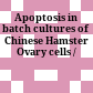 Apoptosis in batch cultures of Chinese Hamster Ovary cells /