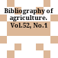 Bibliography of agriculture. Vol.52, No.1