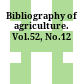 Bibliography of agriculture. Vol.52, No.12