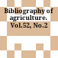 Bibliography of agriculture. Vol.52, No.2