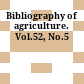 Bibliography of agriculture. Vol.52, No.5