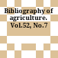 Bibliography of agriculture. Vol.52, No.7