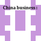 China business :