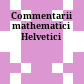 Commentarii mathematici Helvetici
