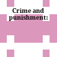 Crime and punishment: