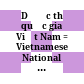 Dược thư quốc gia Việt Nam = Vietnamese National drug formulary