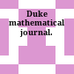 Duke mathematical journal.