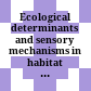 Ecological determinants and sensory mechanisms in habitat selection of crustacean postlarvae /