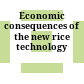 Economic consequences of the new rice technology