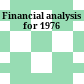 Financial analysis for 1976