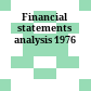 Financial statements analysis 1976