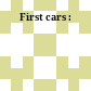 First cars :