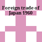 Foreign trade of Japan 1960