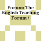 Forum: The English Teaching Forum /