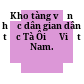 Kho tàng văn học dân gian dân tộc Tà Ôi ở Việt Nam.