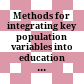 Methods for integrating key population variables into education planning ( Project #VIE 97/P15 )