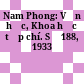 Nam Phong: Văn học, Khoa học tạp chí. Số 188, 1933