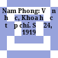 Nam Phong: Văn học, Khoa học tạp chí. Số 24, 1919