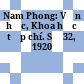 Nam Phong: Văn học, Khoa học tạp chí. Số 32, 1920