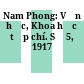 Nam Phong: Văn học, Khoa học tạp chí. Số 5, 1917