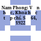 Nam Phong: Văn học, Khoa học tạp chí. Số 64, 1922