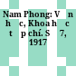 Nam Phong: Văn học, Khoa học tạp chí. Số 7, 1917