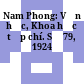 Nam Phong: Văn học, Khoa học tạp chí. Số 79, 1924