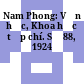 Nam Phong: Văn học, Khoa học tạp chí. Số 88, 1924