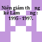 Niên giám thống kê Lâm Đồng : 1995 - 1997.
