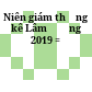 Niên giám thống kê Lâm Đồng 2019 =