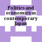 Politics and economics in contemporary Japan