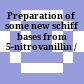 Preparation of some new schiff bases from 5-nitrovanillin /