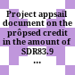 Project appsail document on the prôpsed credit in the amount of SDR83.9 million ( US
