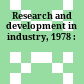 Research and development in industry, 1978 :