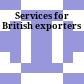 Services for British exporters