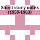 Short story index (1959-1963)