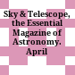 Sky & Telescope, the Essential Magazine of Astronomy. April 2001
