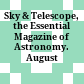 Sky & Telescope, the Essential Magazine of Astronomy. August 2001