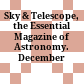 Sky & Telescope, the Essential Magazine of Astronomy. December 2000