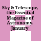 Sky & Telescope, the Essential Magazine of Astronomy. January 1998
